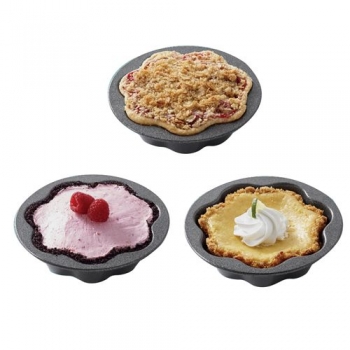 Mini Wave Pie Pan Set/4